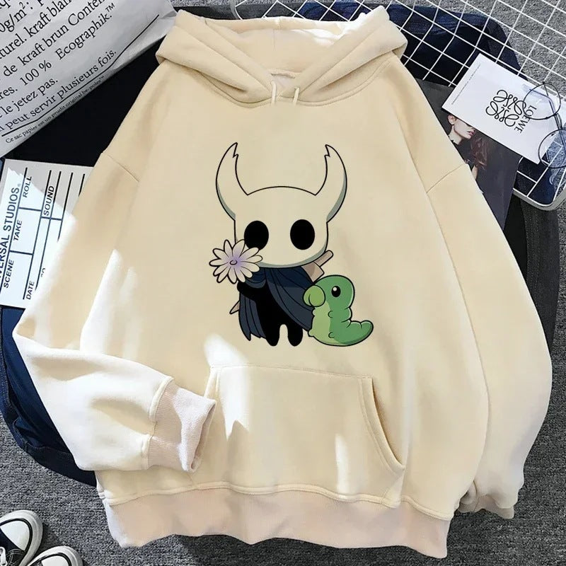 Hollow Knight Hoodies Men Korea Ulzzang Grunge Y2k Aesthetic