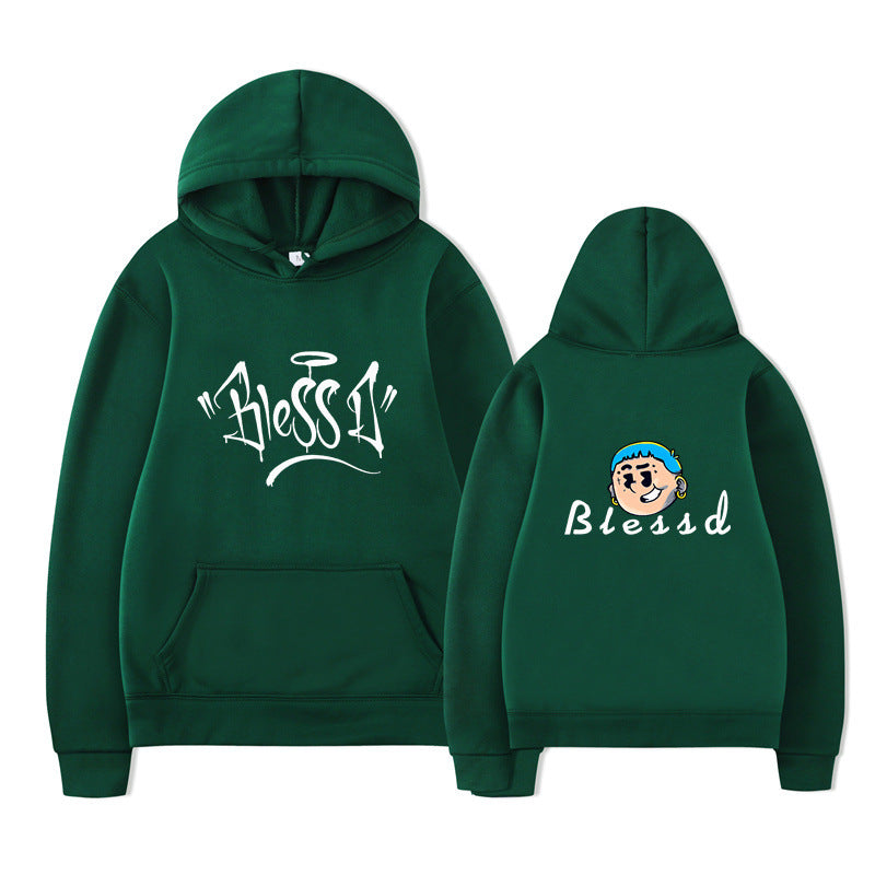 Blessd New Logo Pullover Hoodies Merch Men Women Sweatshirt