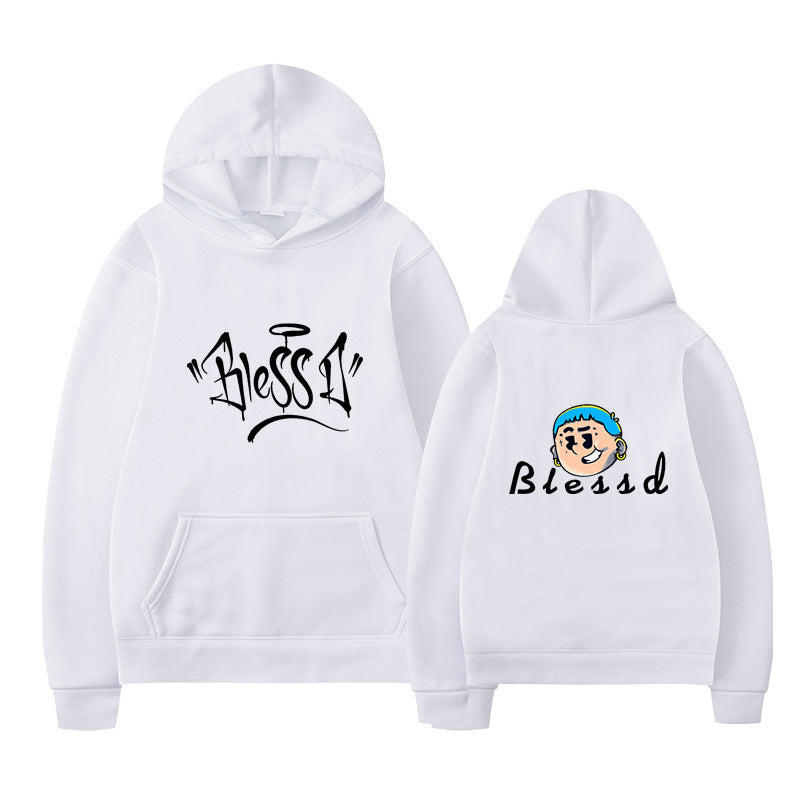 Blessd New Logo Pullover Hoodies Merch Men Women Sweatshirt