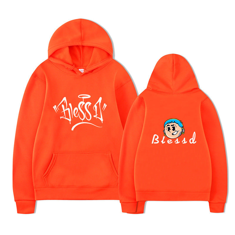 Blessd New Logo Pullover Hoodies Merch Men Women Sweatshirt