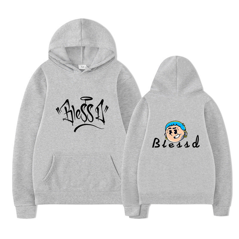 Blessd New Logo Pullover Hoodies Merch Men Women Sweatshirt