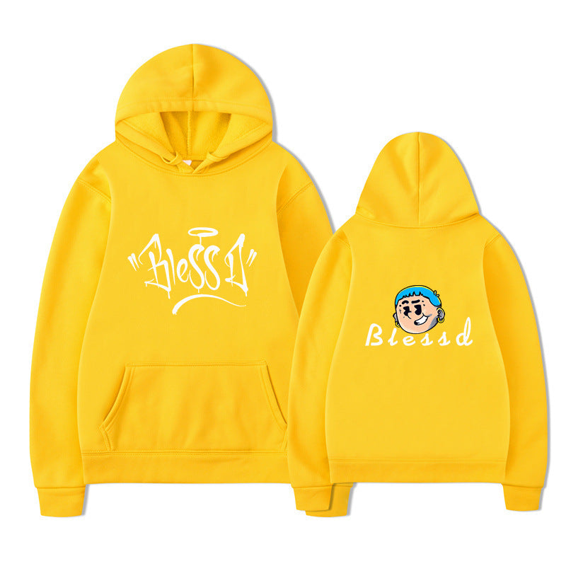 Blessd New Logo Pullover Hoodies Merch Men Women Sweatshirt
