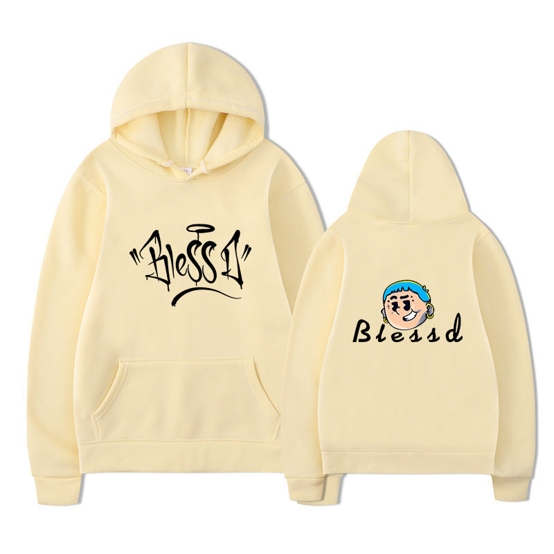Blessd New Logo Pullover Hoodies Merch Men Women Sweatshirt