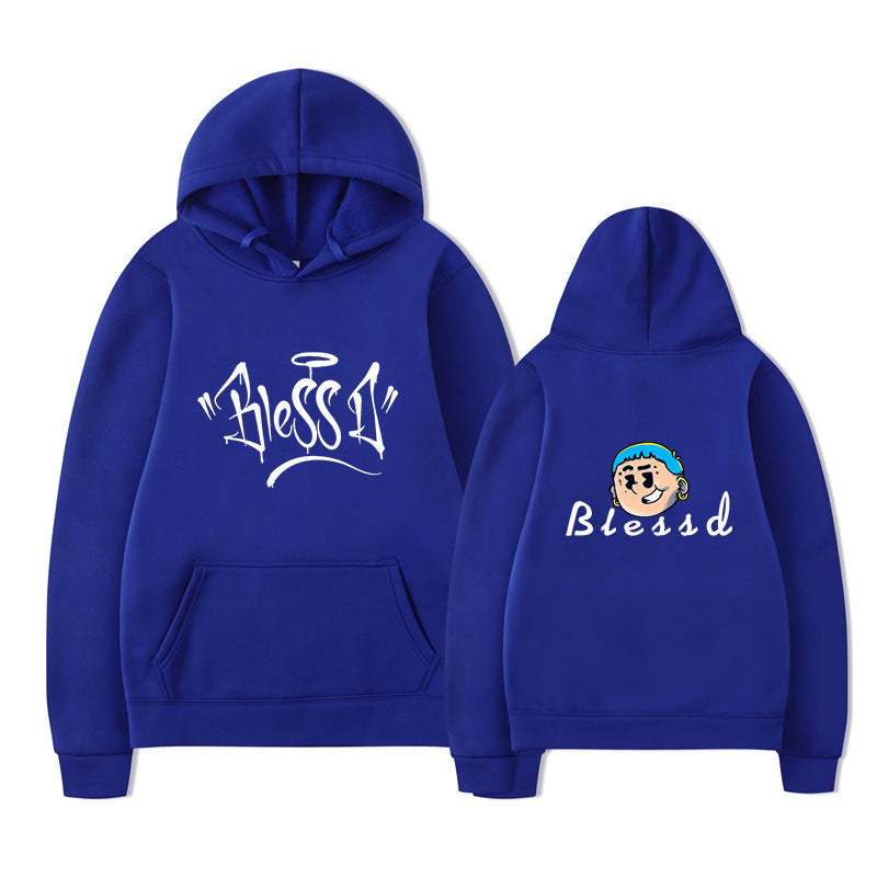 Blessd New Logo Pullover Hoodies Merch Men Women Sweatshirt