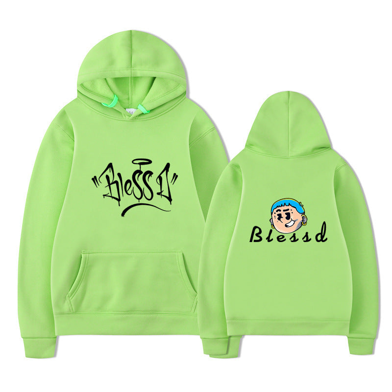 Blessd New Logo Pullover Hoodies Merch Men Women Sweatshirt