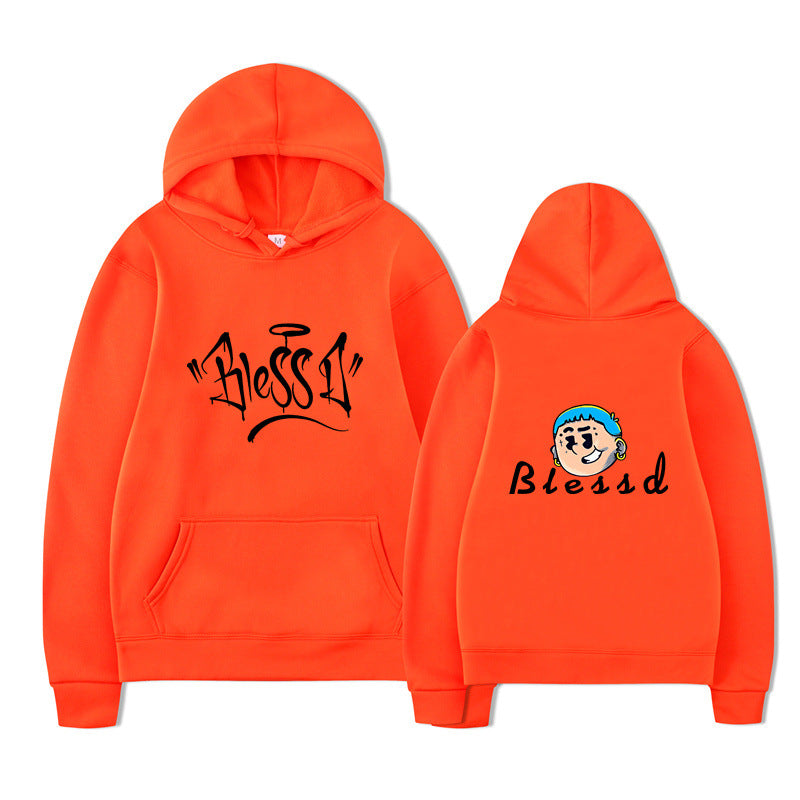 Blessd New Logo Pullover Hoodies Merch Men Women Sweatshirt