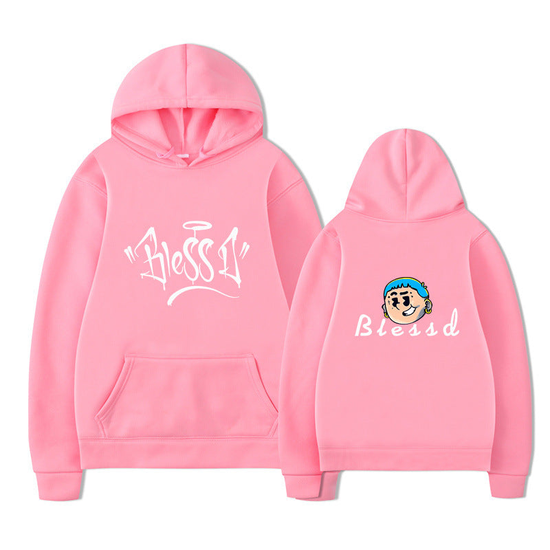 Blessd New Logo Pullover Hoodies Merch Men Women Sweatshirt