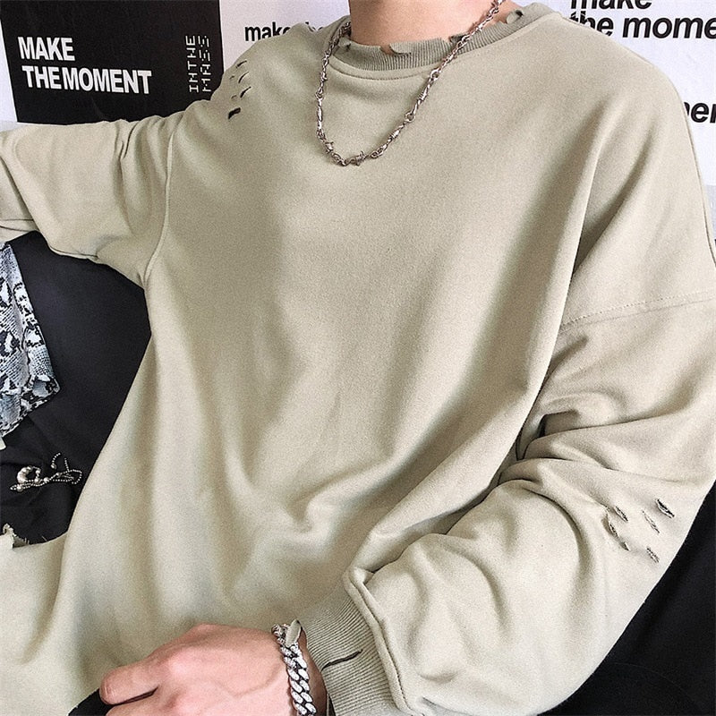 Fashion New Men and Women Street Silver Color Thorns Bramble Necklace Hip Hop Titanium Steel Choker Necklace Ins New Trendy