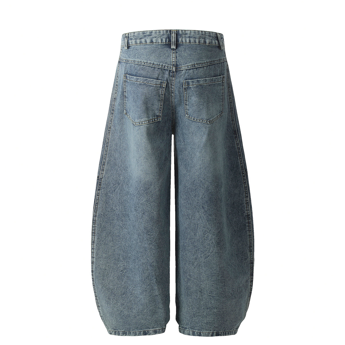 Striped Skinny Jean Loose Floor-Length Trousers