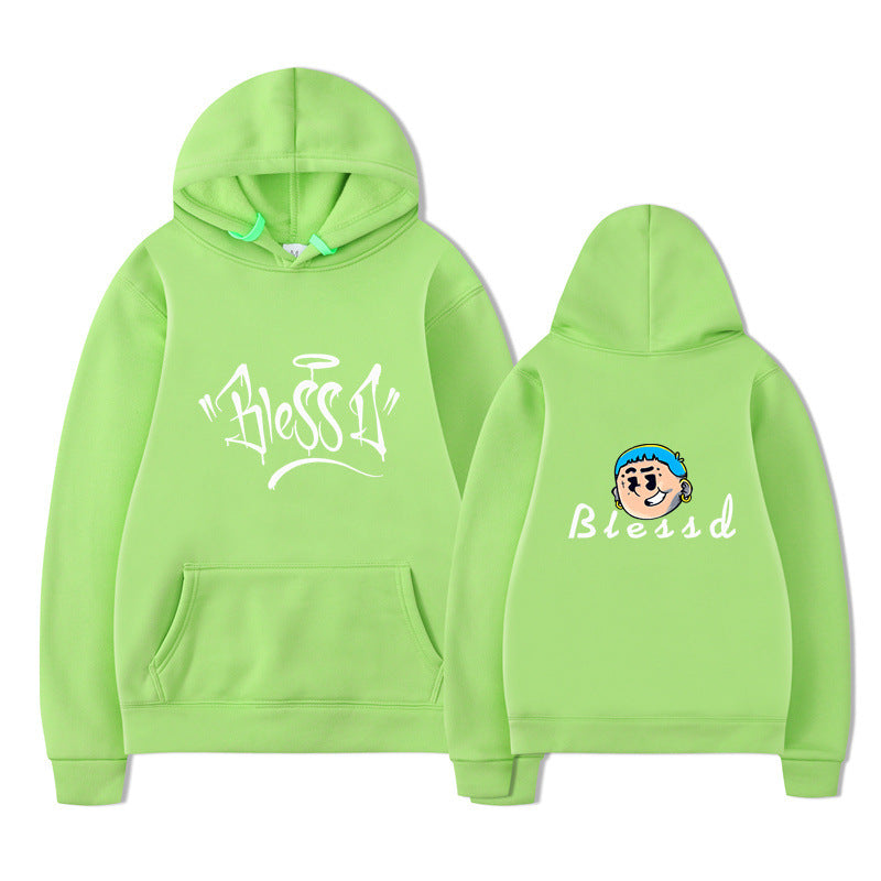 Blessd New Logo Pullover Hoodies Merch Men Women Sweatshirt
