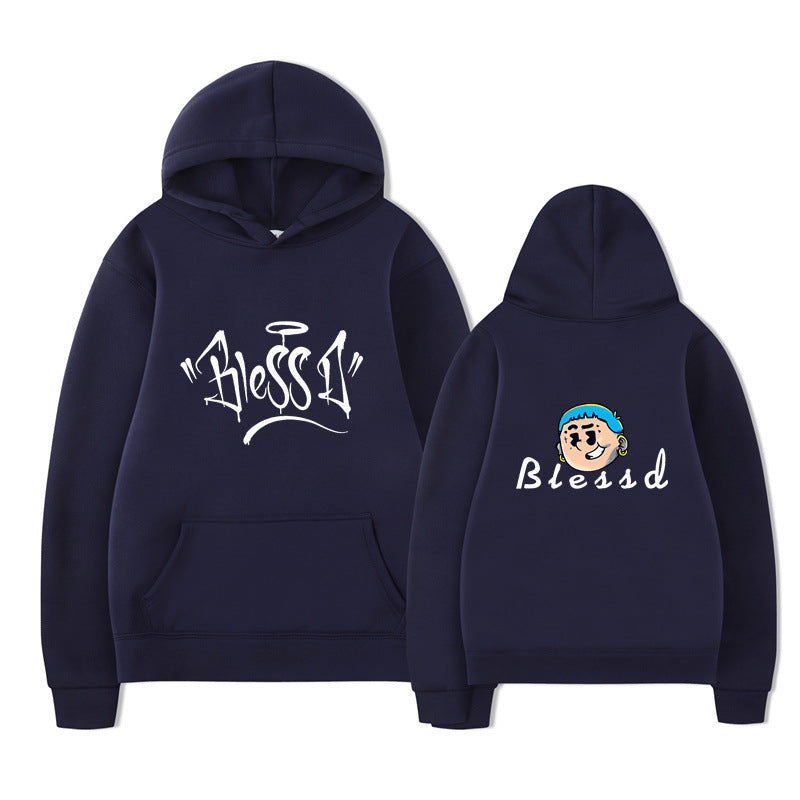 Blessd New Logo Pullover Hoodies Merch Men Women Sweatshirt