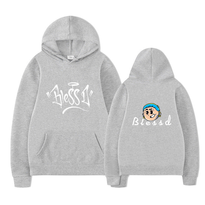 Blessd New Logo Pullover Hoodies Merch Men Women Sweatshirt