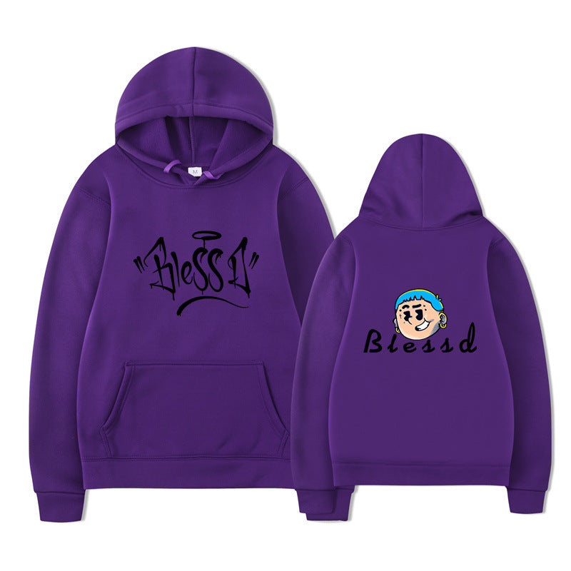 Blessd New Logo Pullover Hoodies Merch Men Women Sweatshirt