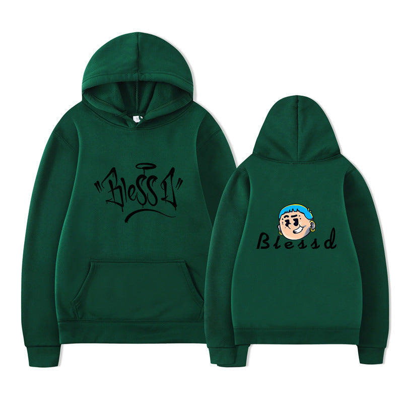 Blessd New Logo Pullover Hoodies Merch Men Women Sweatshirt