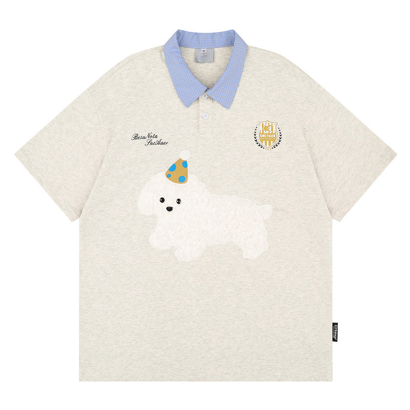 Short Sleeve T-Shirt for Men and Women Summer Polo Shirt