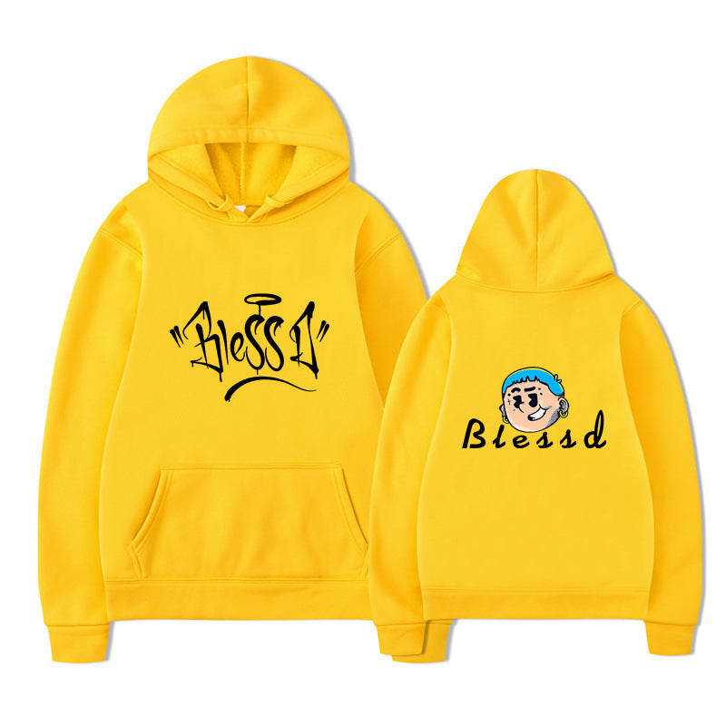 Blessd New Logo Pullover Hoodies Merch Men Women Sweatshirt