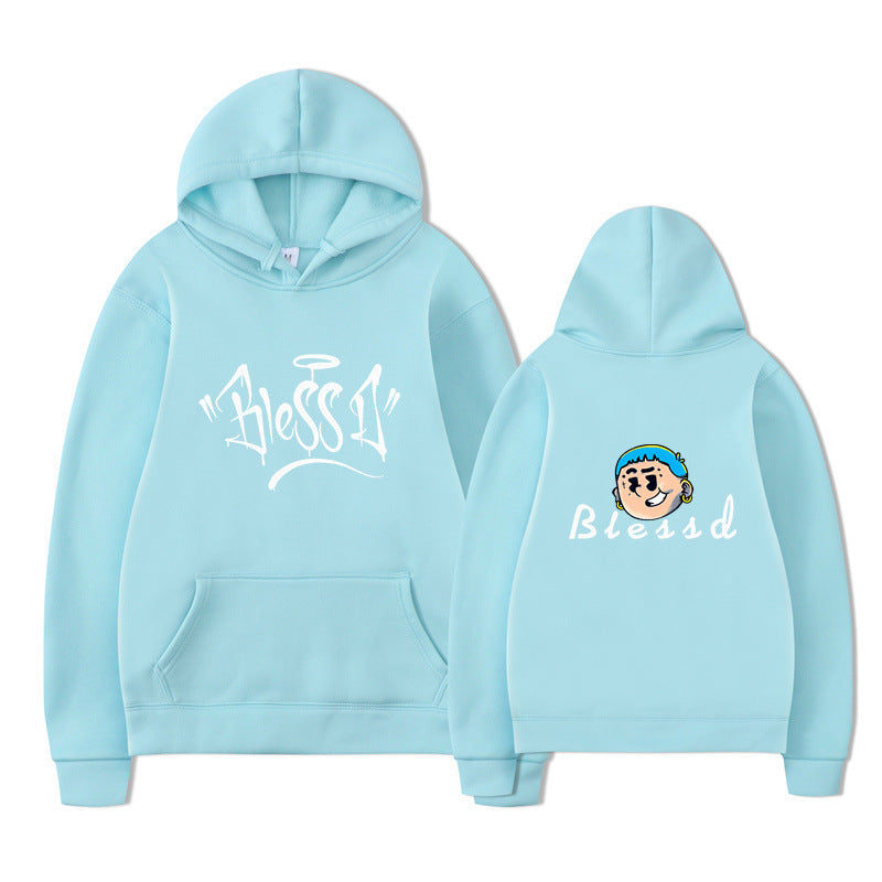 Blessd New Logo Pullover Hoodies Merch Men Women Sweatshirt