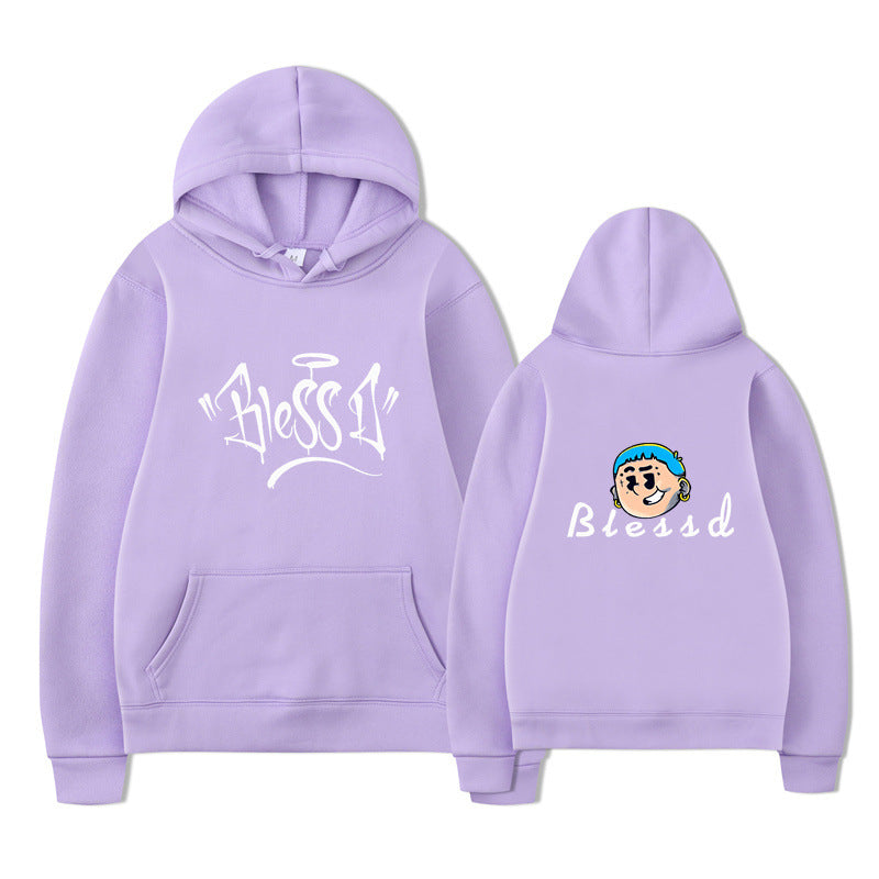 Blessd New Logo Pullover Hoodies Merch Men Women Sweatshirt