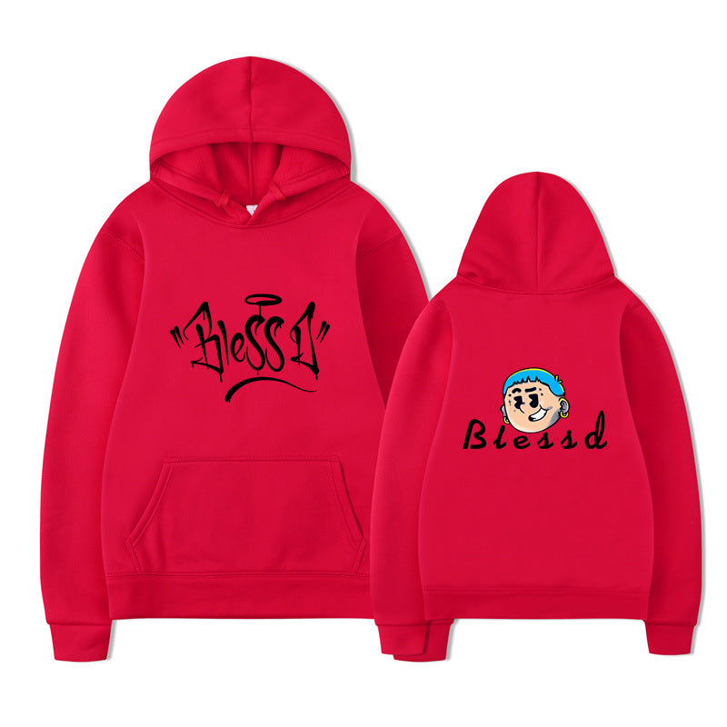 Blessd New Logo Pullover Hoodies Merch Men Women Sweatshirt