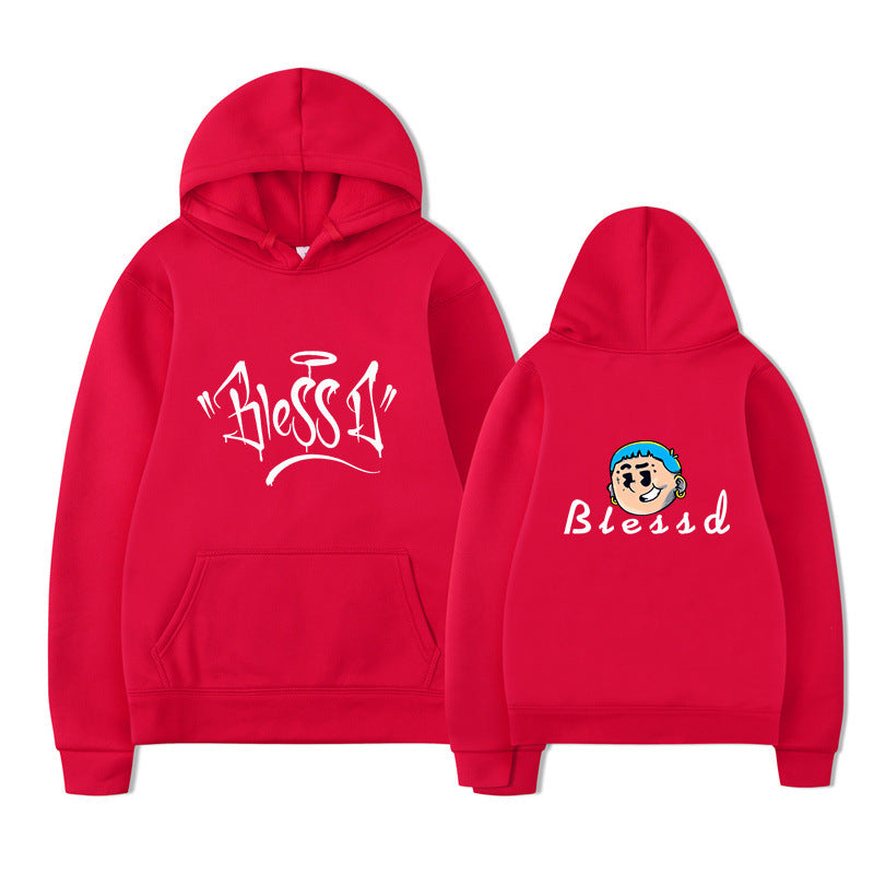 Blessd New Logo Pullover Hoodies Merch Men Women Sweatshirt