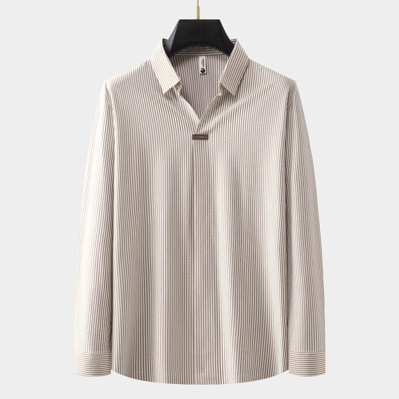 Long Sleeve Polo Shirt for Men