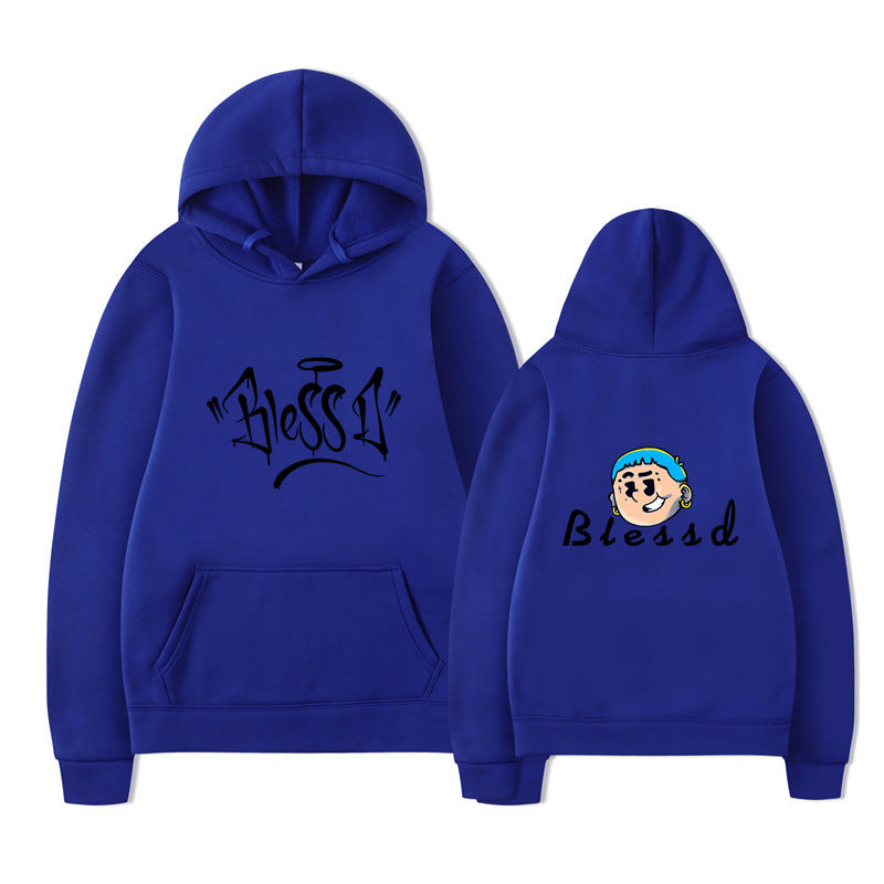 Blessd New Logo Pullover Hoodies Merch Men Women Sweatshirt