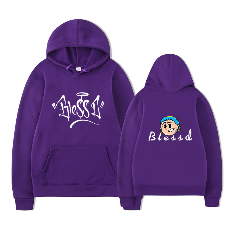 Blessd New Logo Pullover Hoodies Merch Men Women Sweatshirt