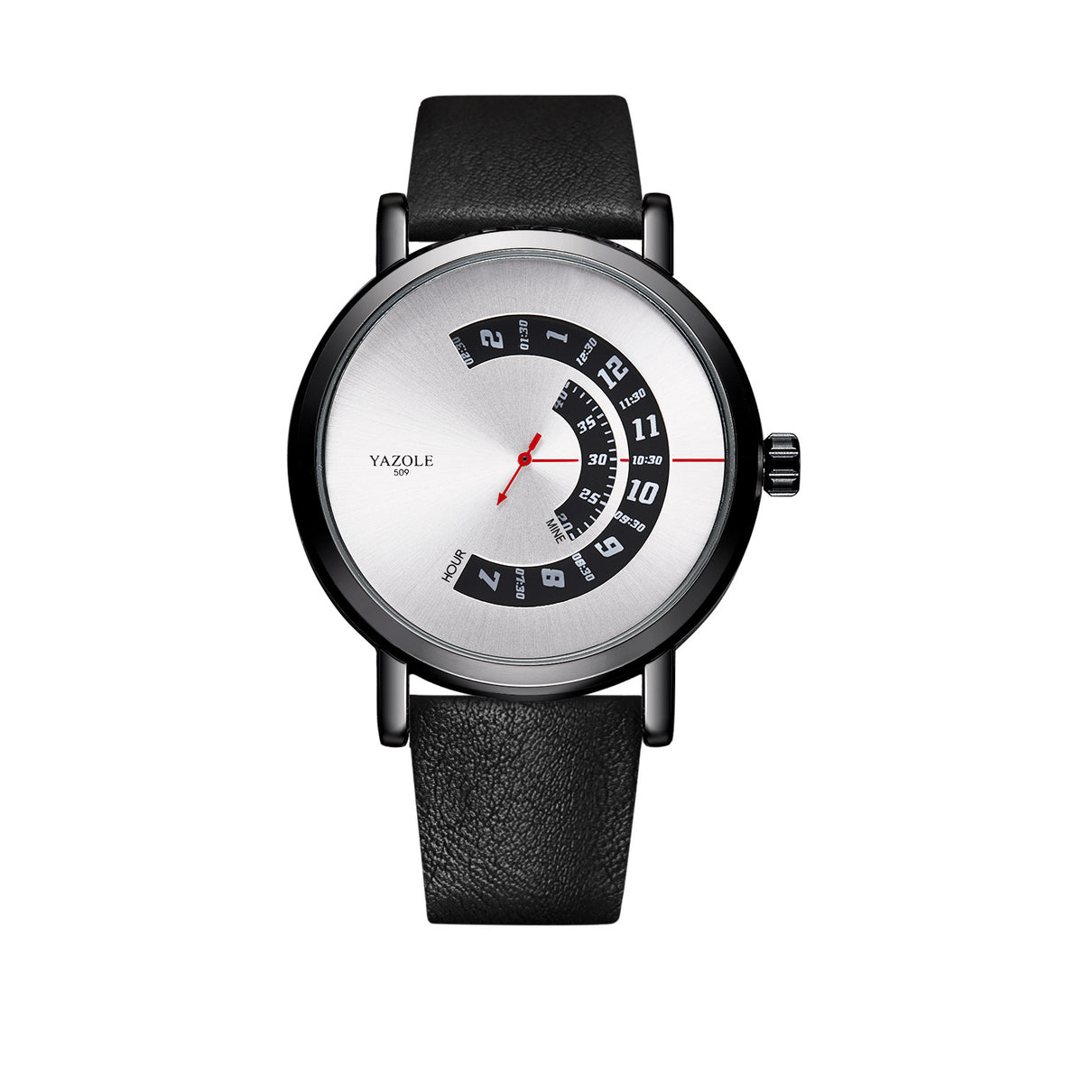 Fashion Rotary Non-Mechanical Quartz Watch Men's Wristwatch Yazole Men's Watch