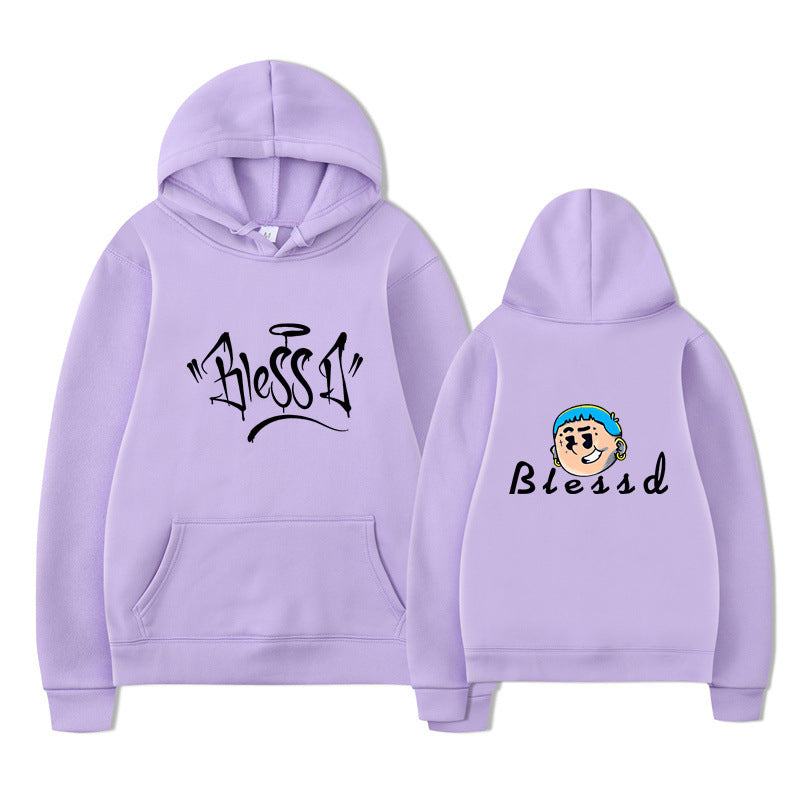 Blessd New Logo Pullover Hoodies Merch Men Women Sweatshirt