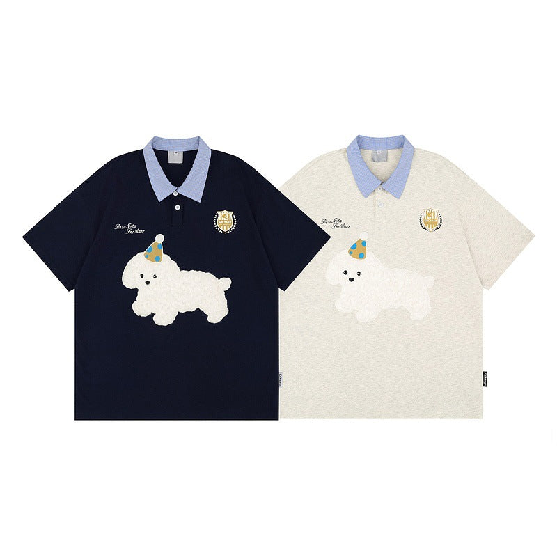 Short Sleeve T-Shirt for Men and Women Summer Polo Shirt