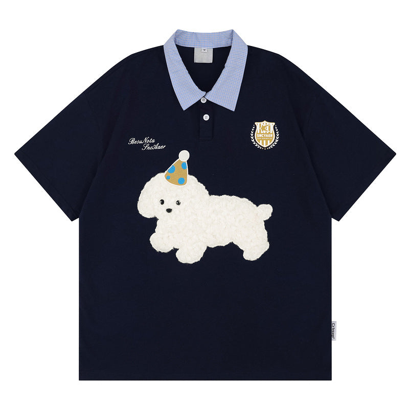Short Sleeve T-Shirt for Men and Women Summer Polo Shirt