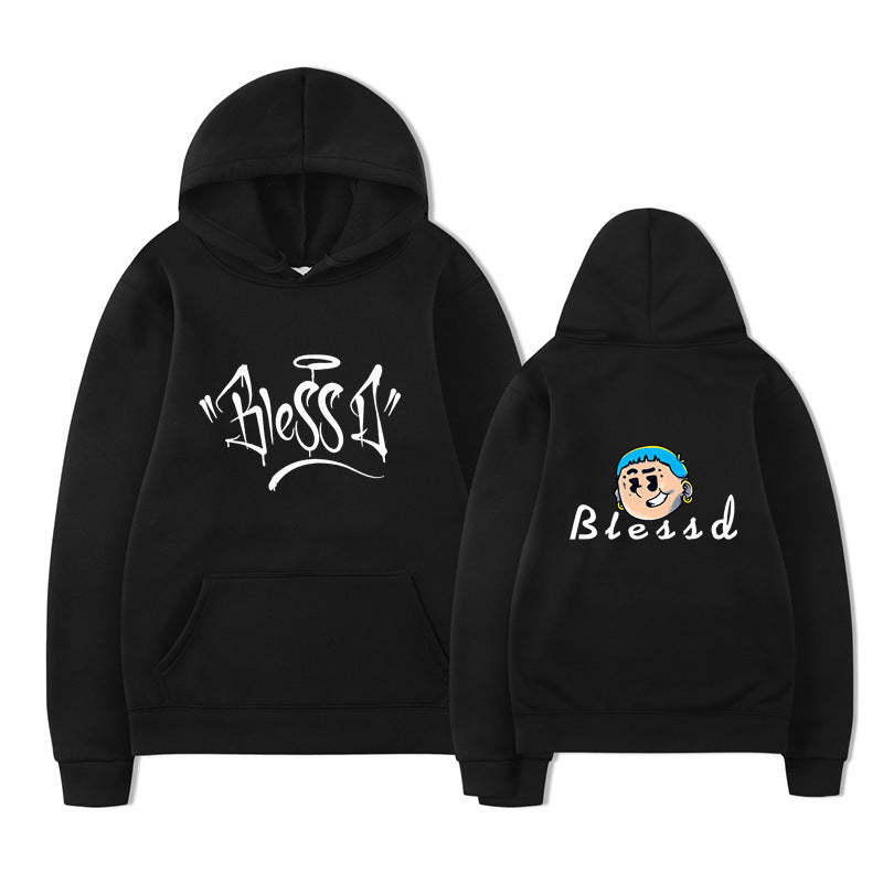 Blessd New Logo Pullover Hoodies Merch Men Women Sweatshirt