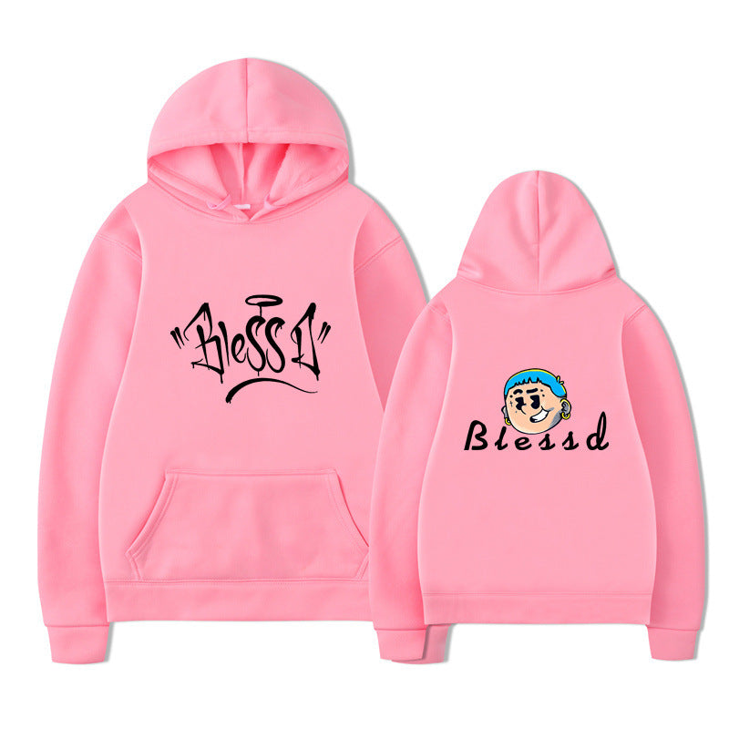 Blessd New Logo Pullover Hoodies Merch Men Women Sweatshirt