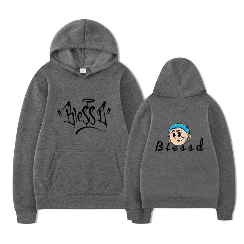 Blessd New Logo Pullover Hoodies Merch Men Women Sweatshirt
