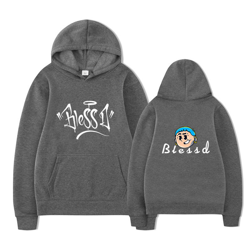 Blessd New Logo Pullover Hoodies Merch Men Women Sweatshirt